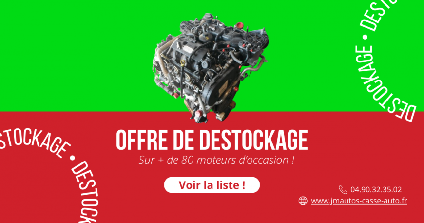 Promotion moteur d'occasion chez JM Autos