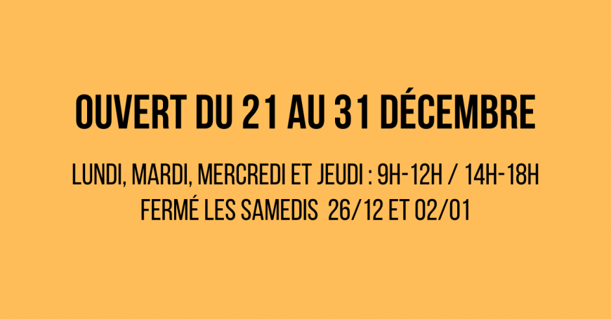 VENTE PIECES DETACHEES OCCASION OUVERT DU 21/12/2020 AU 31/12/2020